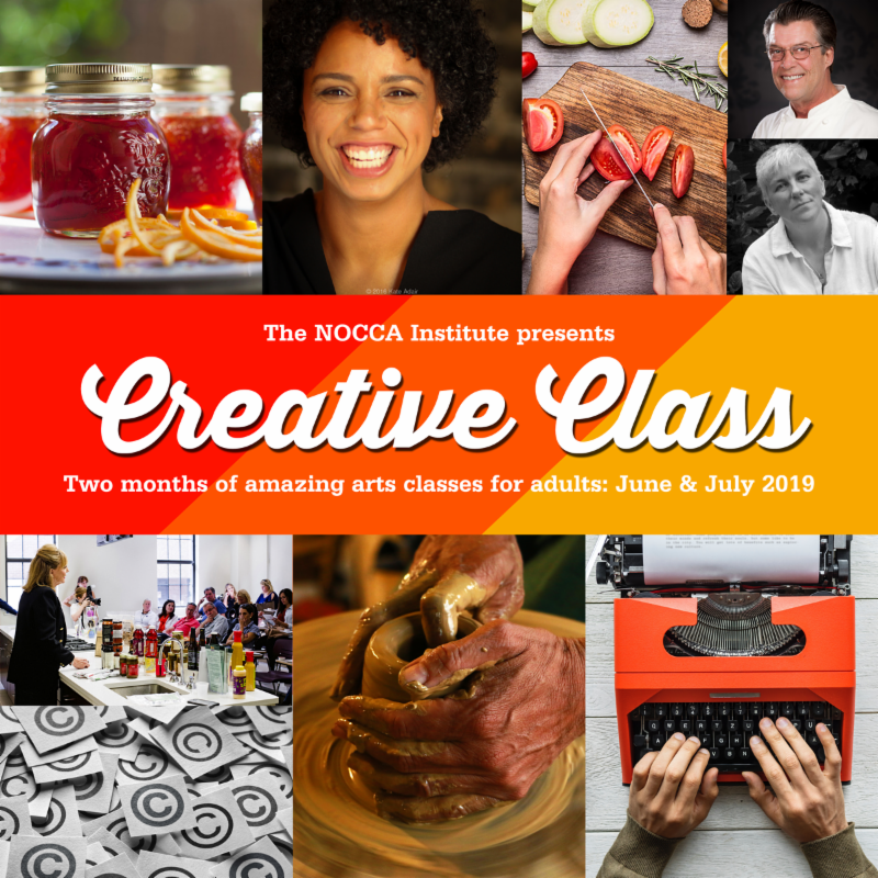 Take a class in scriptwriting, stand-up, bread-making, or branding with acclaimed NOCCA faculty, alumni, and guest artists! conta.cc/2Y4ucwZ