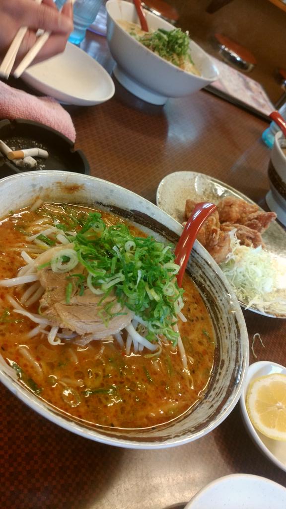 TRANITHgin0525's tweet photo. 四日市の白熊ラーメン
激辛チャレンジしてきました！
わりと余裕
次は裏メニューか違う店かな

今日はお客様感謝祭
飲みまくりましょーか！

#激辛チャレンジ
#激辛好きとつながりたい
#RTいいねで気になった人お迎え
#ホスト
#四日市
#三重
#ROJAR
#プーさん系ホスト https://t.co/fKjG8JThOp