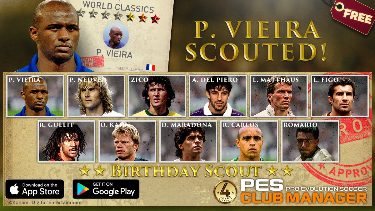 prmna14's tweet photo. Found " #Vieira " from the free scout in #PESCM! https://t.co/3L89qQaLdH https://t.co/El9wHrRPOC