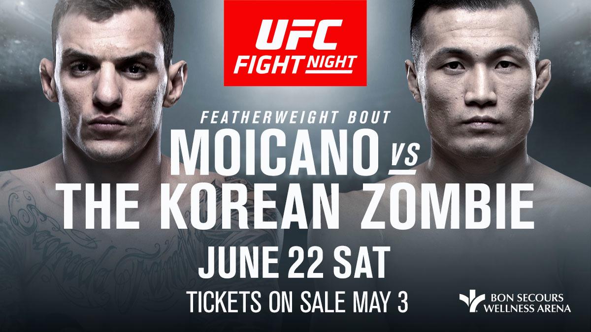 Current Fight Card For UFC Fight Night: Moicano-Korean Zombie - https://www.themix.net/2019/06/current-fight-card-for-ufc-fight-night-moicano-korean-zombie/ …
#ChanSungJung #KoreanZombie #RenatoMoicano #UfcFightNight154