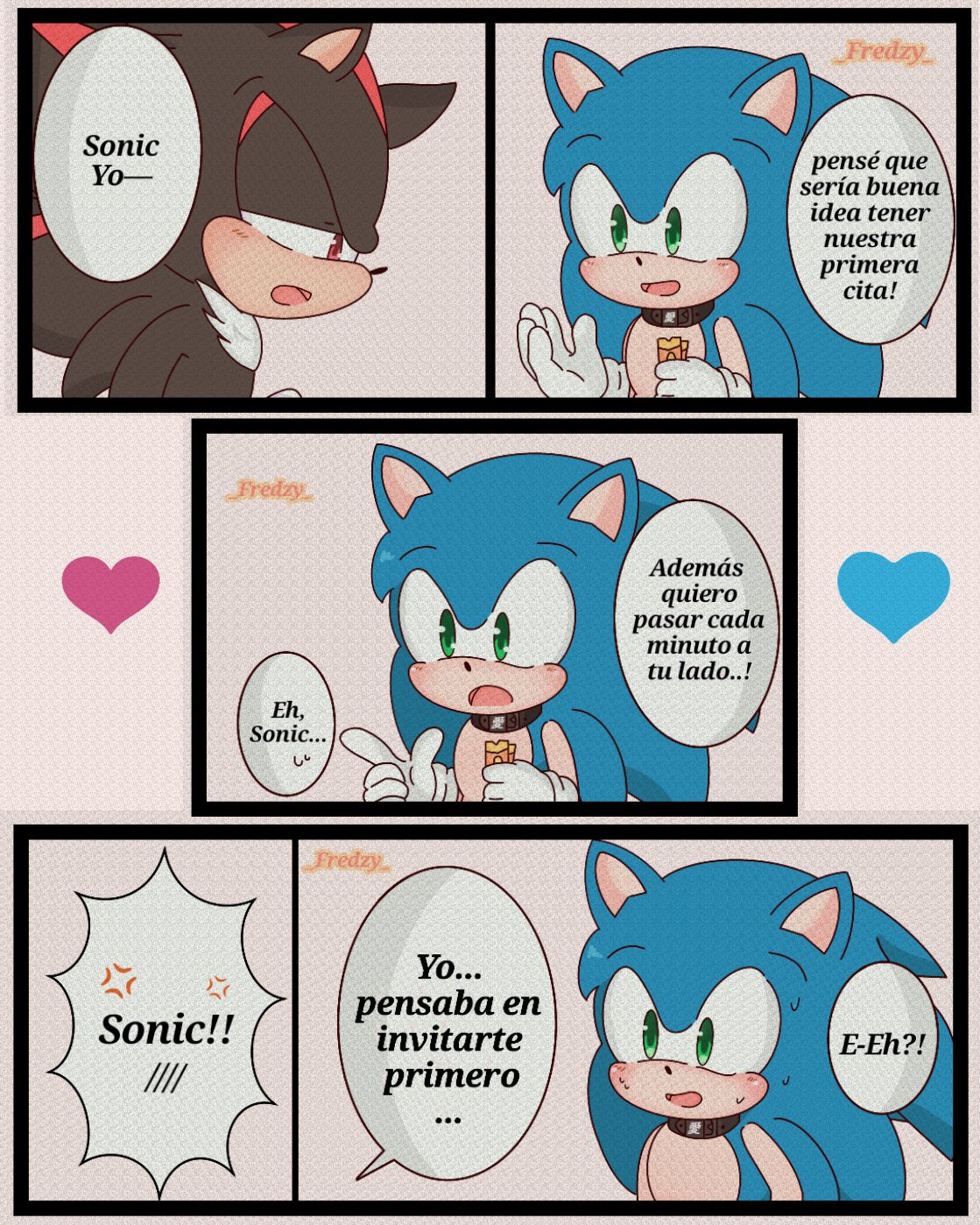_Kimichi_ on X: Ahora un pequeño cómic sonadow Para quienes les gusta  este ship! ❤️💙❤️💙❤️💙❤️ ~Los amo~ t.co6lrg5vKiDo  X