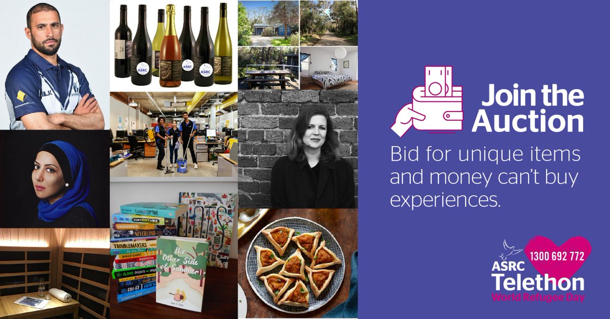 60 exclusive items, meet &amp; greets and experiences are part of this year's #ASRCTelethon Auction. There is something for everyone. Make your first bid today! asrctelethonauction.org.au/lite-ui/?contr…