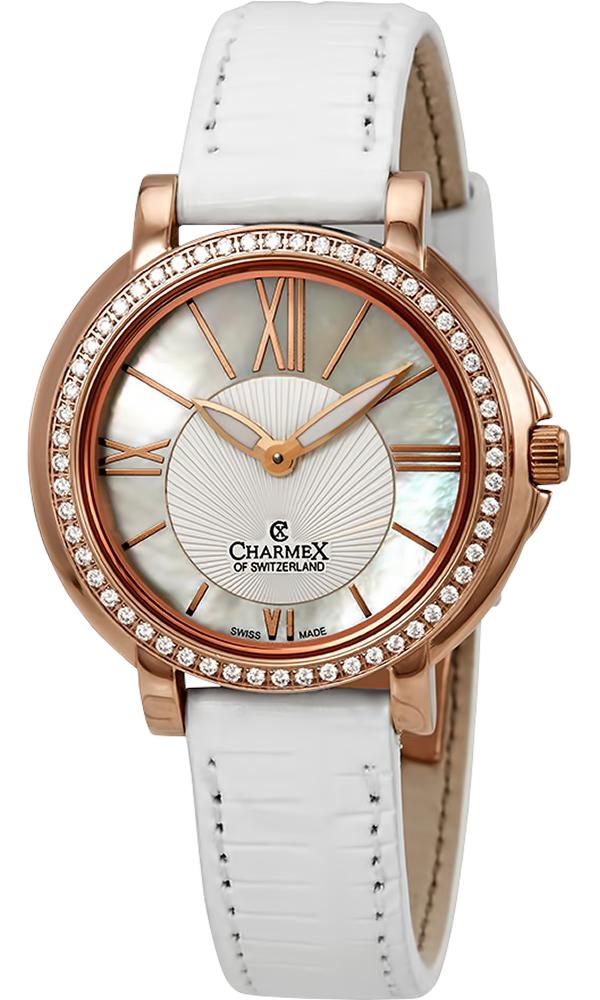OfficialCharmex's tweet photo. LADIES WATCH: Montmartre 6415
CHF 879- Ladies Specialty Watch MONTMARTRE,  4 jewels, white MOP (AU,pinctada maxima) dial, rose gold PVD plated stainless steel case w/ zirconi by CNC setting/stainless steel back. Order here: https://t.co/rBuvnelgEe https://t.co/BFIffyk42o