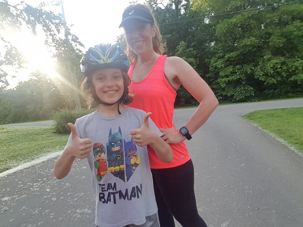 RunBallerinaRun's tweet photo. A 6km run tonight with my running buddy who,ย tonight, coached me while riding his bike and hosting his podcast: The Running Mama Show! ๐๐คฃ #FunnyWolf #CreativeWolf #LuckyMama #MarathonTraining https://t.co/ZhTTmzWx4X