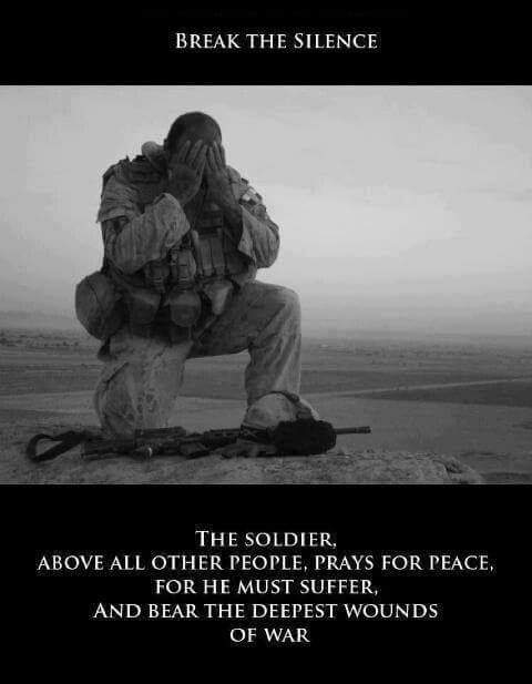 Veterans Crisis Line 1-800-273-8255 and Press 1 or send a text message to 838255
Help Save A Veteran's Life.
#VetsLivesMatter ;IGY6