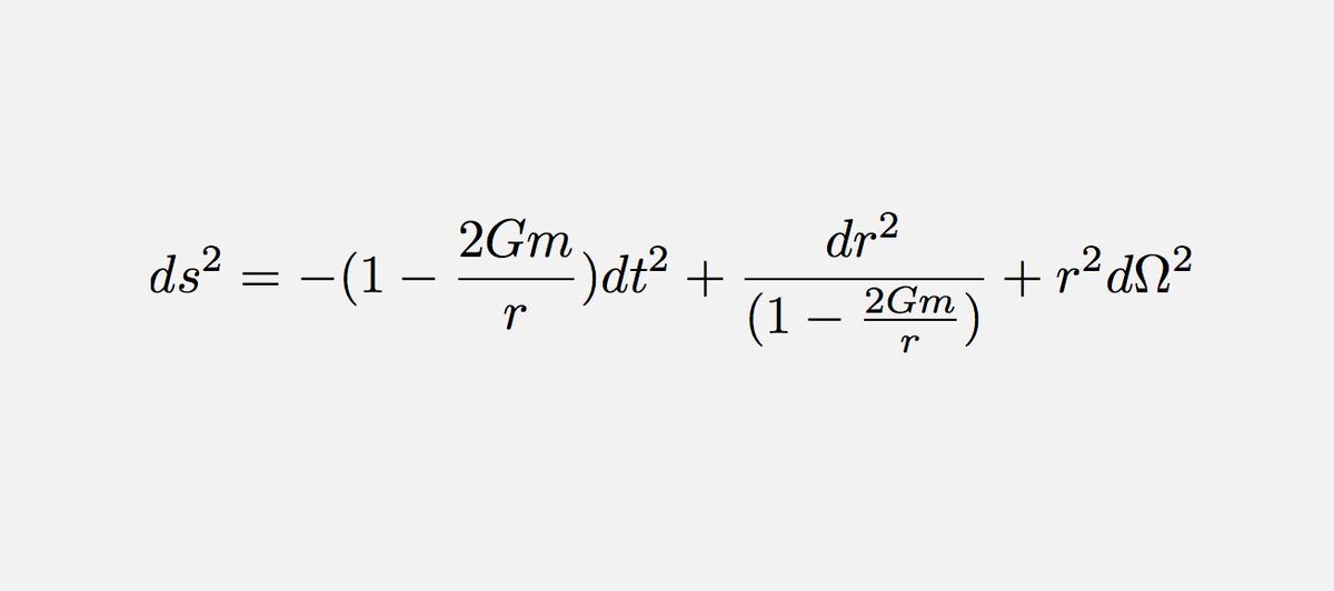 GothicChessKing's tweet photo. A very important metric for resolving spacetime infinities as r approaches 0. https://t.co/UiZKVyTu3e