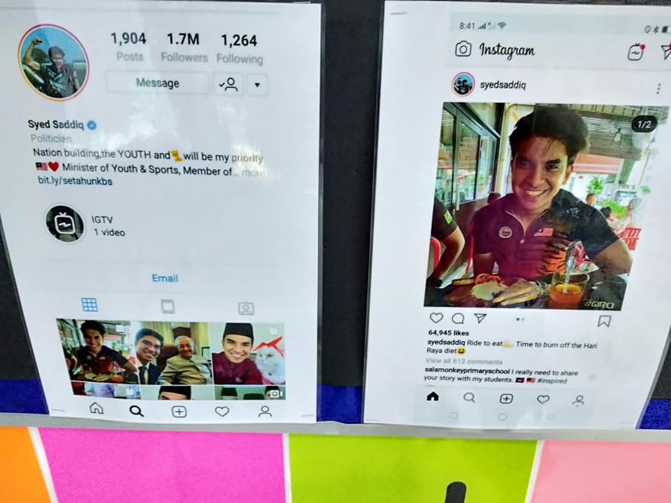 SalaMonkeyKep's tweet photo. We've just started our Young Leaders wall to learn about young people in #leadership roles from across the globe and here in #Cambodia. First up @SyedSaddiq MinisterYouthSport #Malaysia https://t.co/bqoUaTkwhj