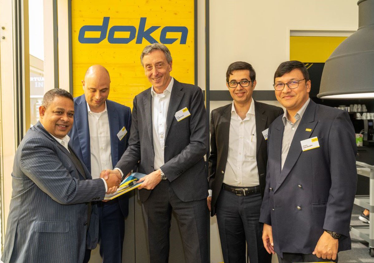 Doka_EAP's tweet photo. Doka India is proud to joined hands with M/S SLJ Holdings Pvt. Ltd.- Sri Lanka &amp; M/s. Nepal Construction &amp; Engineering Company Pvt. Ltd. - Nepal Kathmandu, the highly regarded and well-renowned distributors, as its official channel partners. https://t.co/iTrBR00EcR