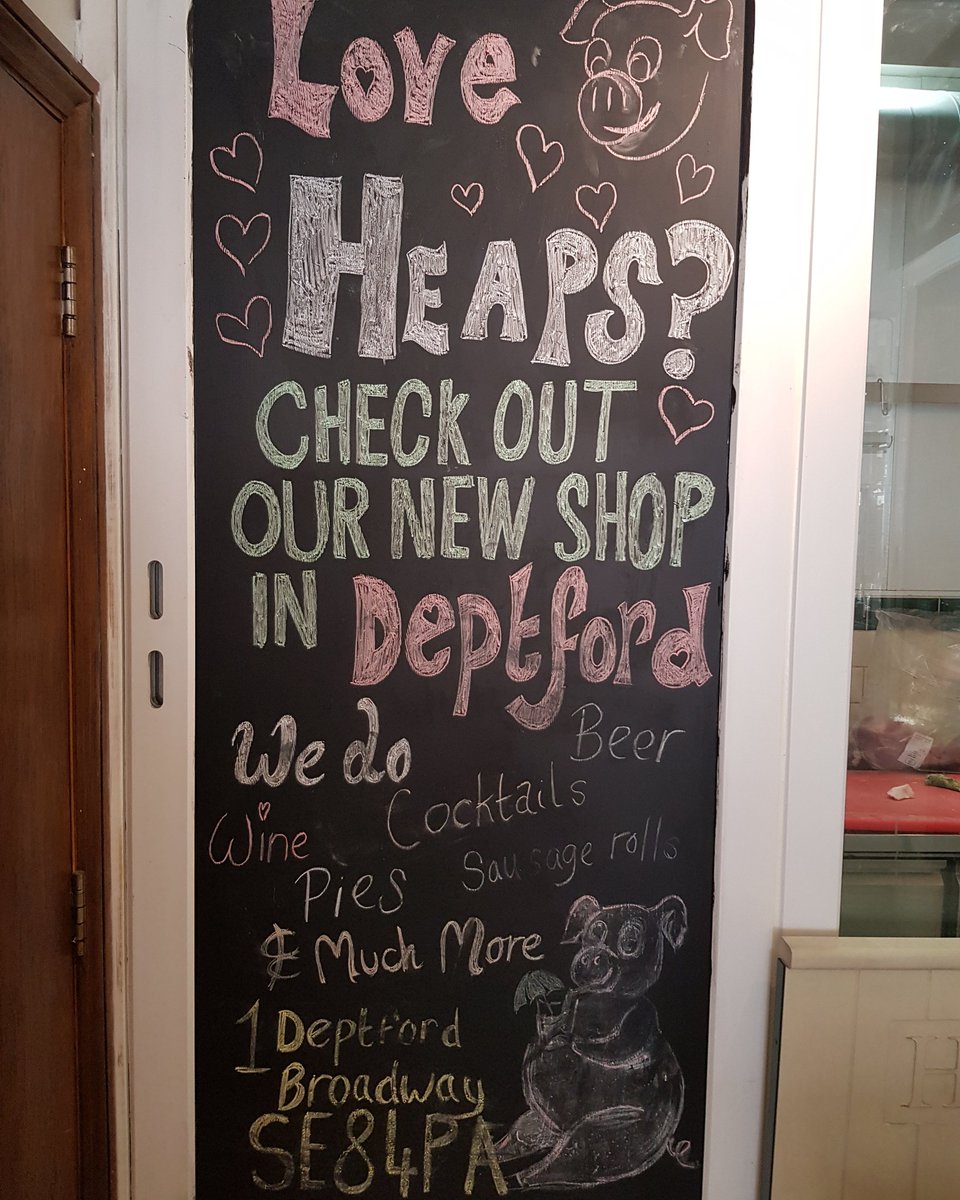 HeapsSausages's tweet photo. #heapssausages the coffe machine is on ☕☕☕.
Don't forget to try our #PIE in #Deptford we are open from 11am today .
@DeptfordCinema 
@Deptfordx 
@DeptfordLounge 
@Airbnb 
@fourpurebrewing 
@Royal_Greenwich 
@LewishamCouncil 
@GreenhouseDept 
@greenwichparck
@greenwich https://t.co/7wzrYjyLZe