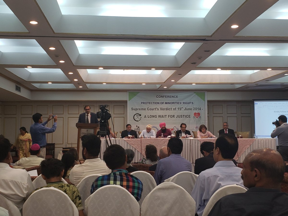 khattak63's tweet photo. Issues of religious minorities are concerns of every #Pakistani, says #IARehman at @HRCP87 moot on "Protection of Minorities' Rights" in #Islamabad today
#conf19June
#MinoritiesRights
#JilaniJudgment
@csjpak https://t.co/Bi3dejKrkZ