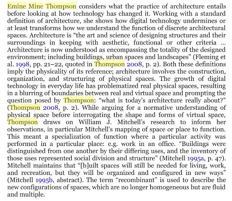It is great to be cited even after leaving #academia- especially having my name in same paragraph with “William J Mitchell”. Check this Book: ‘A Companion to #Contemporary #Design since 1945’  #architecture #digital #virtual #cities #smartcity