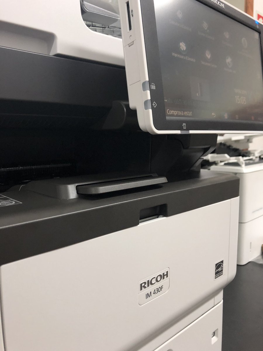 i_kvil's tweet photo. Serveis | Nova RICOH IM 430F preparada per instal·lar-la al client #weKareyouPrint #A4bk https://t.co/QkumJRPIkr