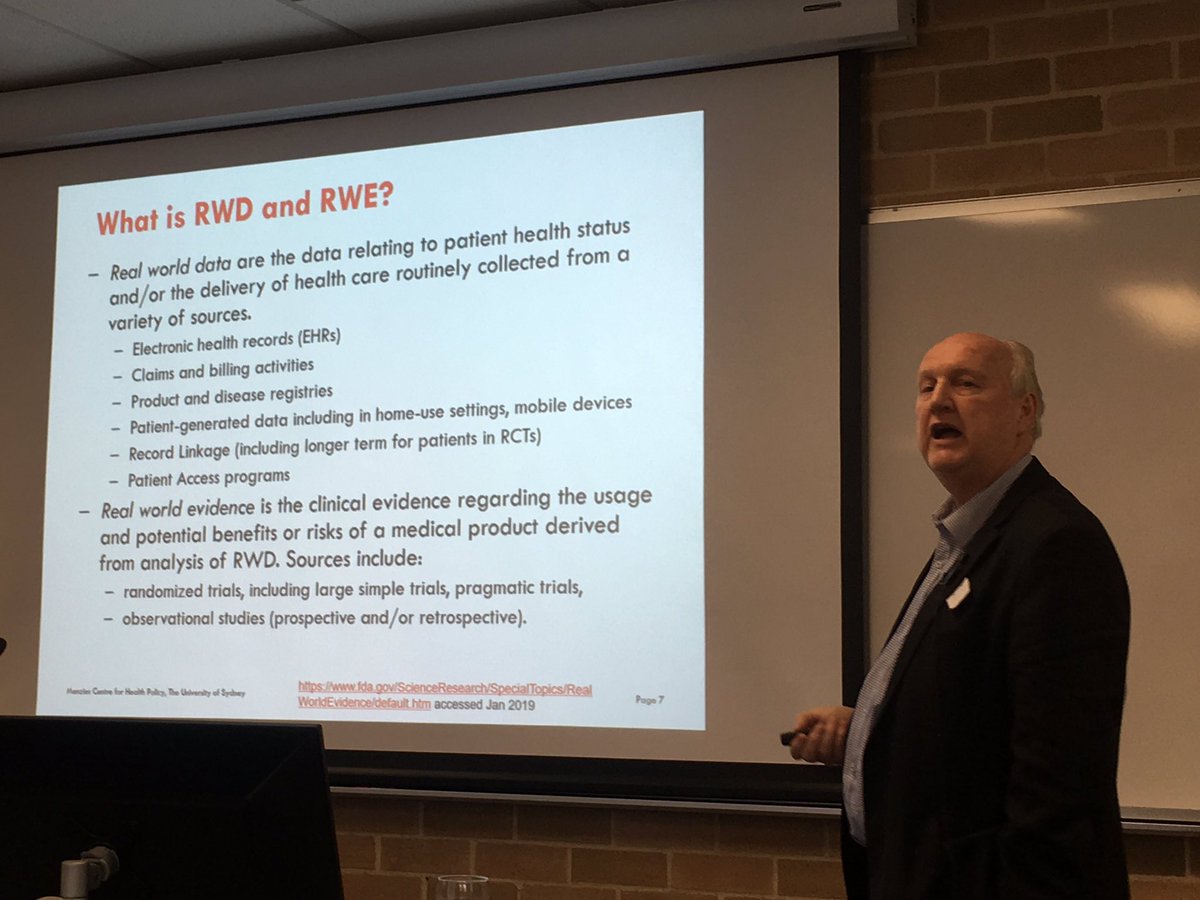 AUSmedaffairs's tweet photo. Very privileged to have Prof. Andrew Wilson (PBAC Chair) as our featured speaker today on the exciting topic of Real World Evidence https://t.co/GTkPEk7UzZ