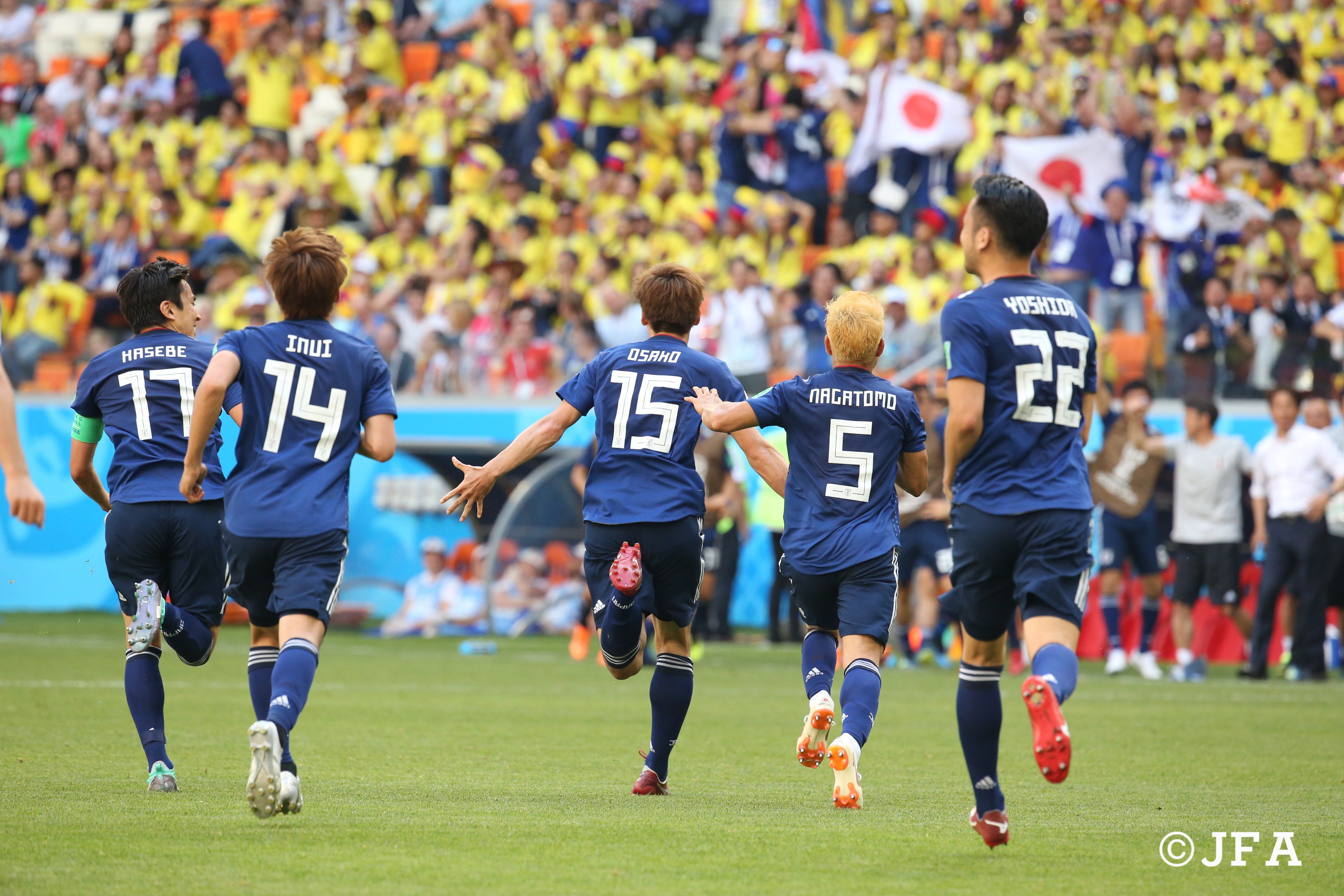 ｊリーグ 日本プロサッカーリーグ W杯コロンビア戦から1年 18年6月19日 コロンビアを相手に2 1で勝利しました 日本 コロンビア共に 現在開催中の コパアメリカ に出場しています ｊリーグ Jfa Daihyo コパアメリカ