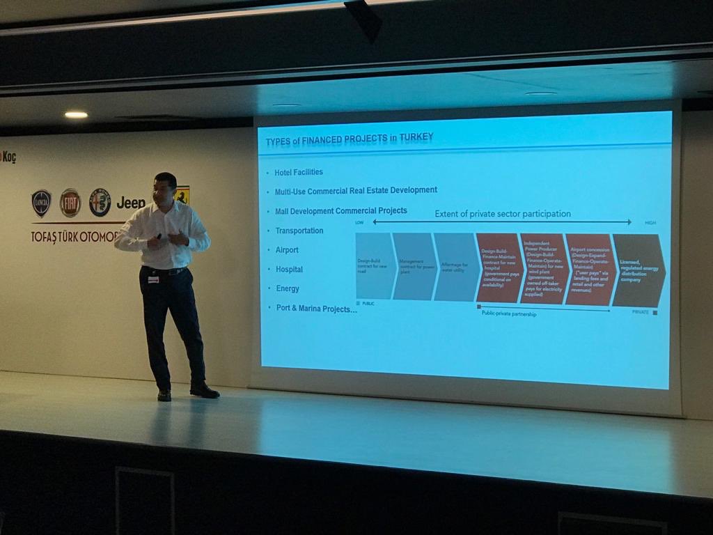 Finansmanlı Proje Yönetimi Riskleri konulu seminerimiz Sn. Emre Kısacık ‘ın (Meycon) sunumu ile başladı