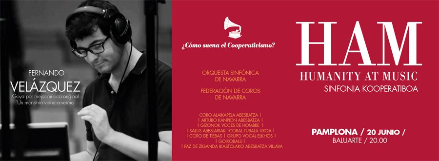 Baluarte (@baluarte) on Twitter photo Mañana sonará en Baluarte <a href="/HumanityAtMusic/">Humanity At Music</a>, la banda sonora de <a href="/esMONDRAGON/">MONDRAGON</a>, compuesta por <a href="/FVelazquezMusic/">Fernando Velázquez</a> bit.ly/31BLDqN
Bihar Baluarten 'Humanity at Music' entzun ahalko da, kooperatiben soinu banda bit.ly/31GBlWn Mañana sonará en Baluarte <a href="/HumanityAtMusic/">Humanity At Music</a>, la banda sonora de <a href="/esMONDRAGON/">MONDRAGON</a>, compuesta por <a href="/FVelazquezMusic/">Fernando Velázquez</a> bit.ly/31BLDqN
Bihar Baluarten 'Humanity at Music' entzun ahalko da, kooperatiben soinu banda bit.ly/31GBlWn