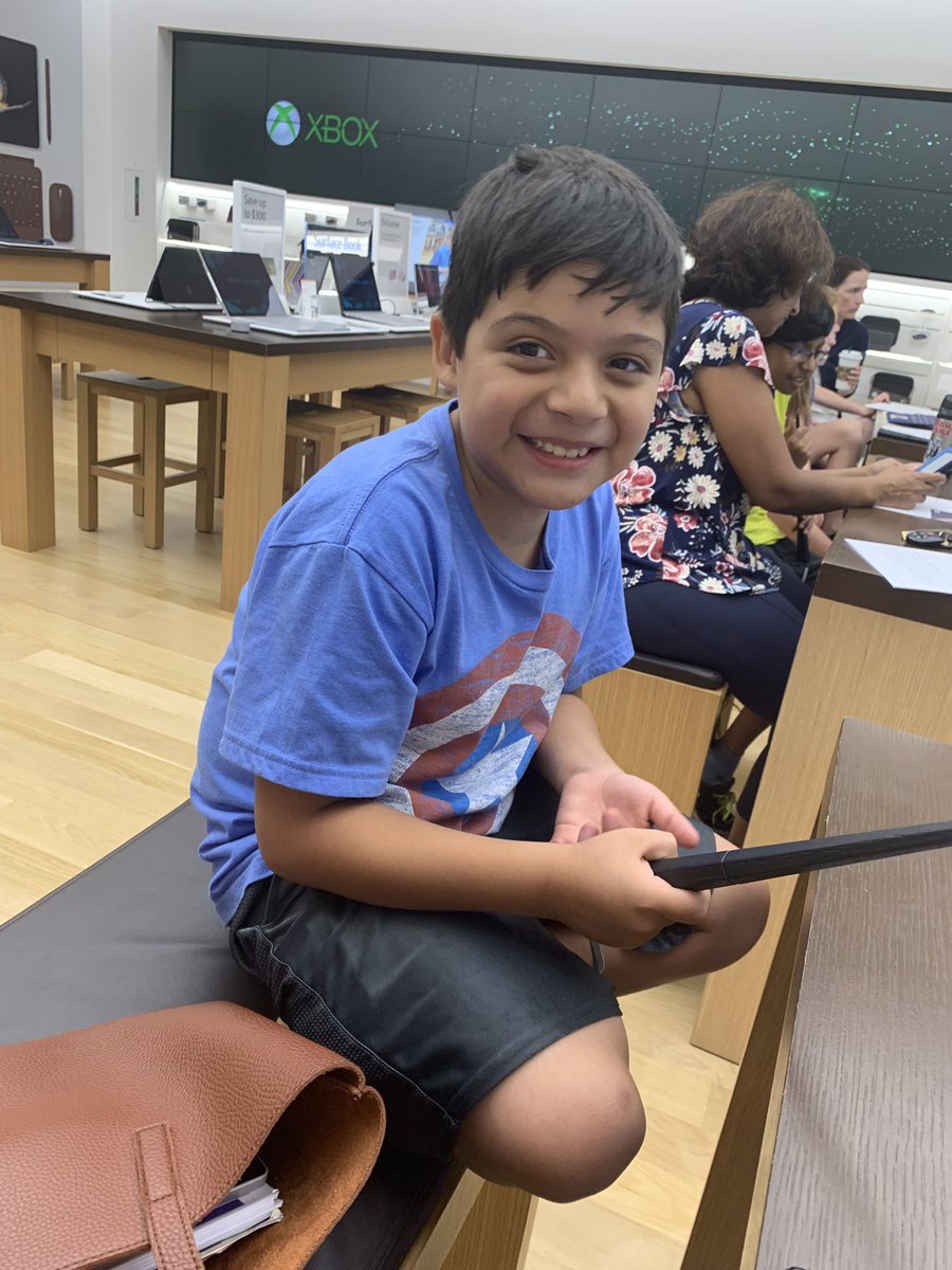 MrsAnaliGarcia's tweet photo. Can’t wait to bring this learning to our students @Almeda_Elem @HISDMultiPrgms @HISDLiteracyBy3 @HISD_Dyslexia from @MicrosoftEDU Summer Camp!! #STEM #STREAM #Literacy #community #microsoftools Thanks Grace, Gonzalo, Robbie and Microsoft Galleria team! https://t.co/C2zBVzpwj1