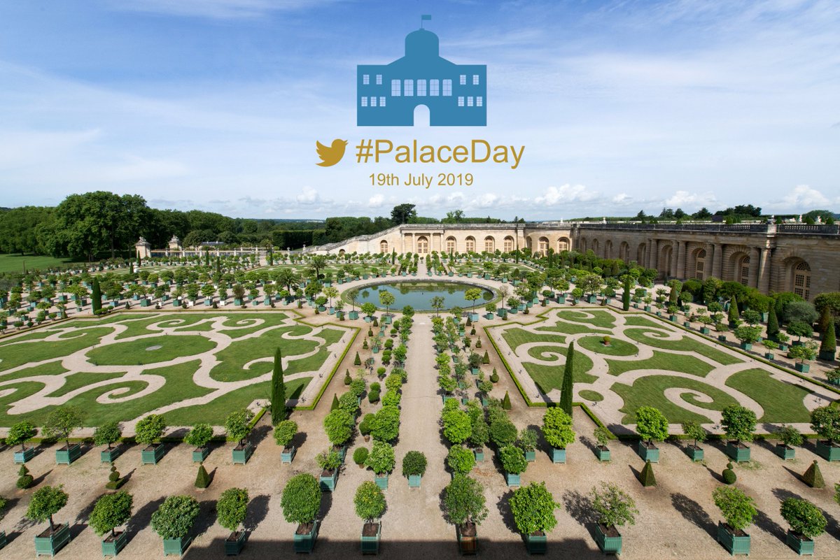 CVersailles's tweet photo. 1 mois jour pour jour avant la 4e édition du #PalaceDay. Cette année la journée internationale de TOUS les châteaux du monde abordera le thème des "jardins". Le @CVersailles vous donne rendez-vous le 19 juillet pour un événement riche en découverte. https://t.co/0Me9llOZYw https://t.co/mCtkmEmYzX
