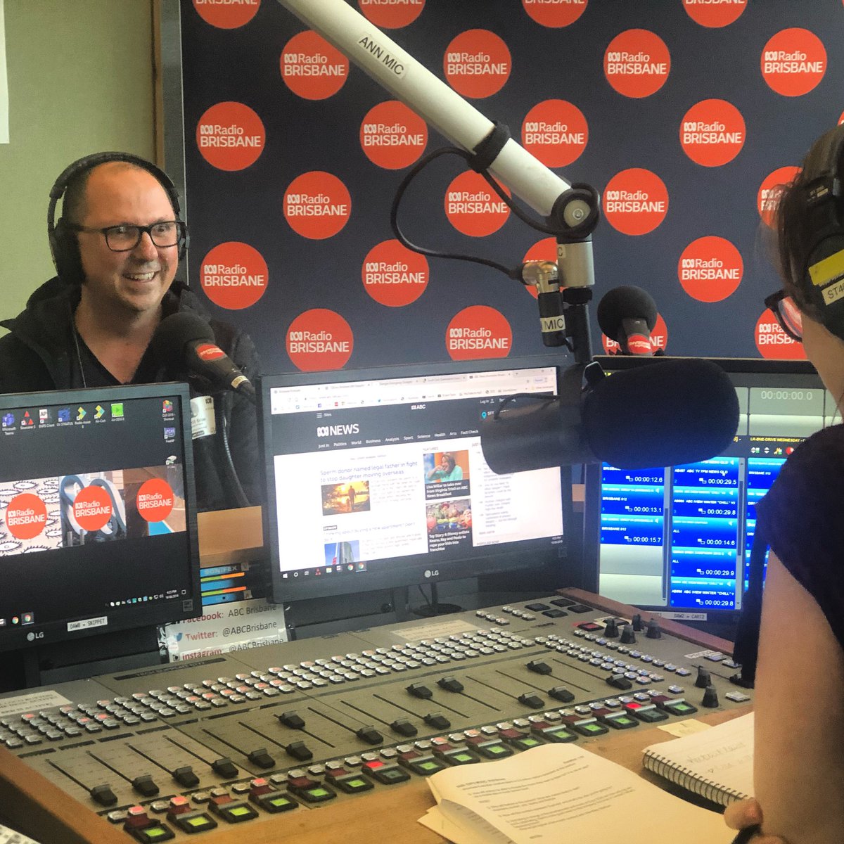 Creating news today announcing partnership with @expo2020australia to showcase Aussie music and visual and creative awesomeness to the world! Thanks @rachelmealey @abcbrisbane for the great chat.
#goingglobal