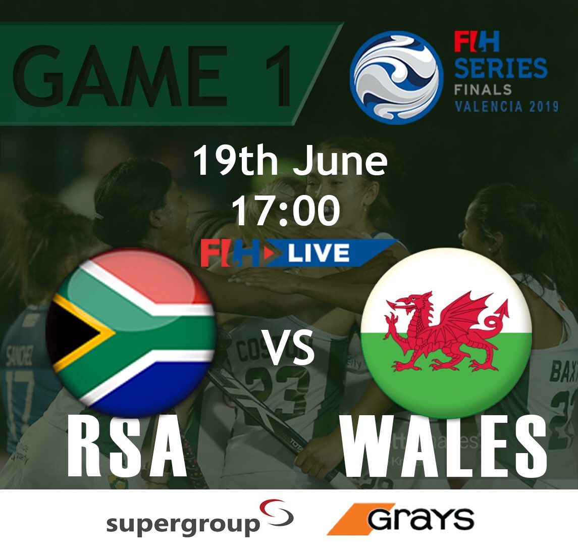 Game one this afternoon 🔥🏑🇿🇦 we are so ready to get this show on the road!