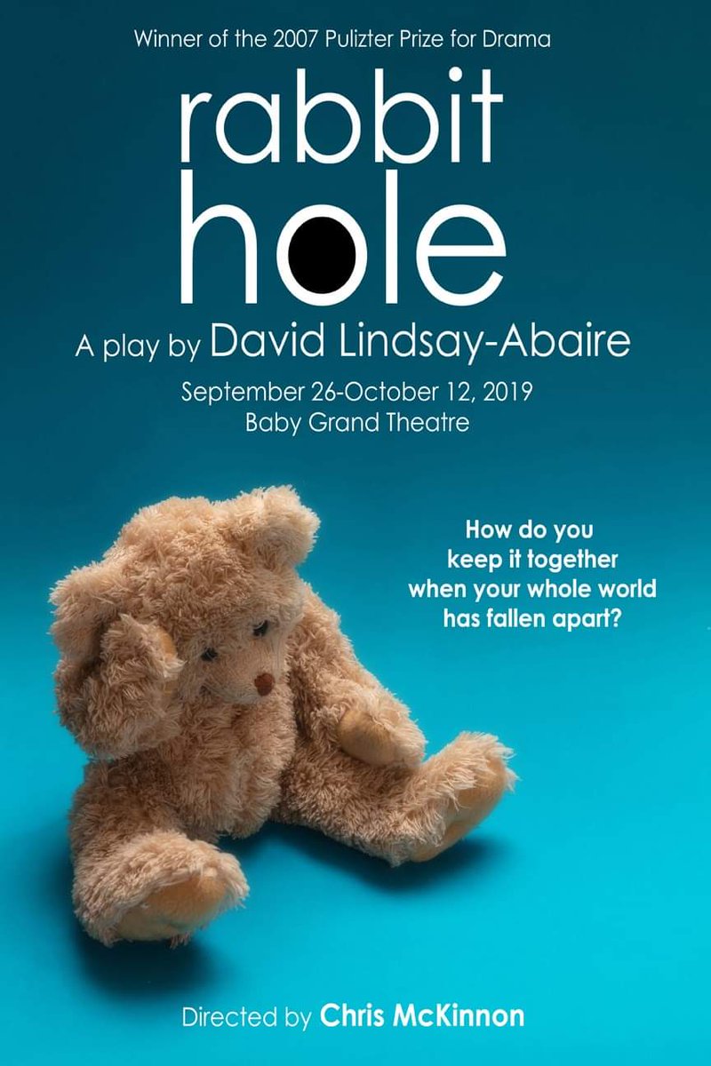 KingsTownPlayer's tweet photo. King's Town Players announced the 2019/20 season at their Launch Party tonight! The first play of the season, running in Sept. 26 - Oct. 12 is the Pulitzer Prize winning play "The Rabbit Hole", directed by Chris McKinnon. https://t.co/uscqDXfr5i