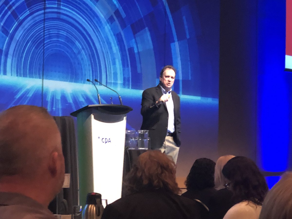 johncolincraig's tweet photo. “Change your future before the future changes you.” - @jimcarroll #CPASaskatchewan #Future #AI #Blockchain https://t.co/eS54e2UvQm
