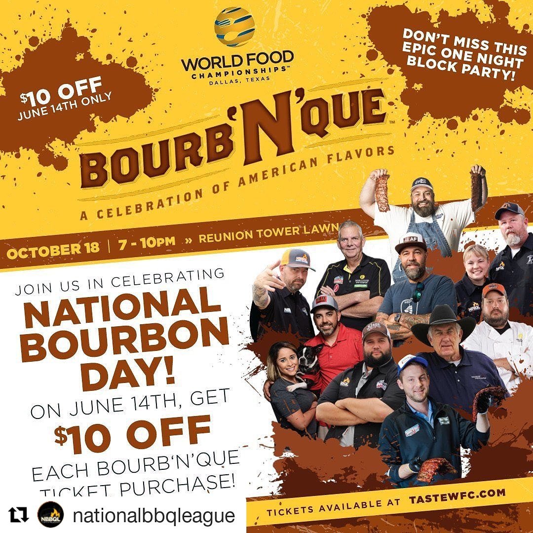 FergoliciousBBQ's tweet photo. Oh snap! If you're in Dallas for the @WorldFoodChamp , then you gotta come check us out for this @nationalbbq event!
#RubSumLUV #bbqlife #bbqfamily #bbqnation #kcgrillingco #nbbql #wfc https://t.co/rk9j1BvKET