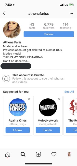 Again... THIS IS NOT ME!!! The follower account is growing by the day. This is terrifying. Please unfollow