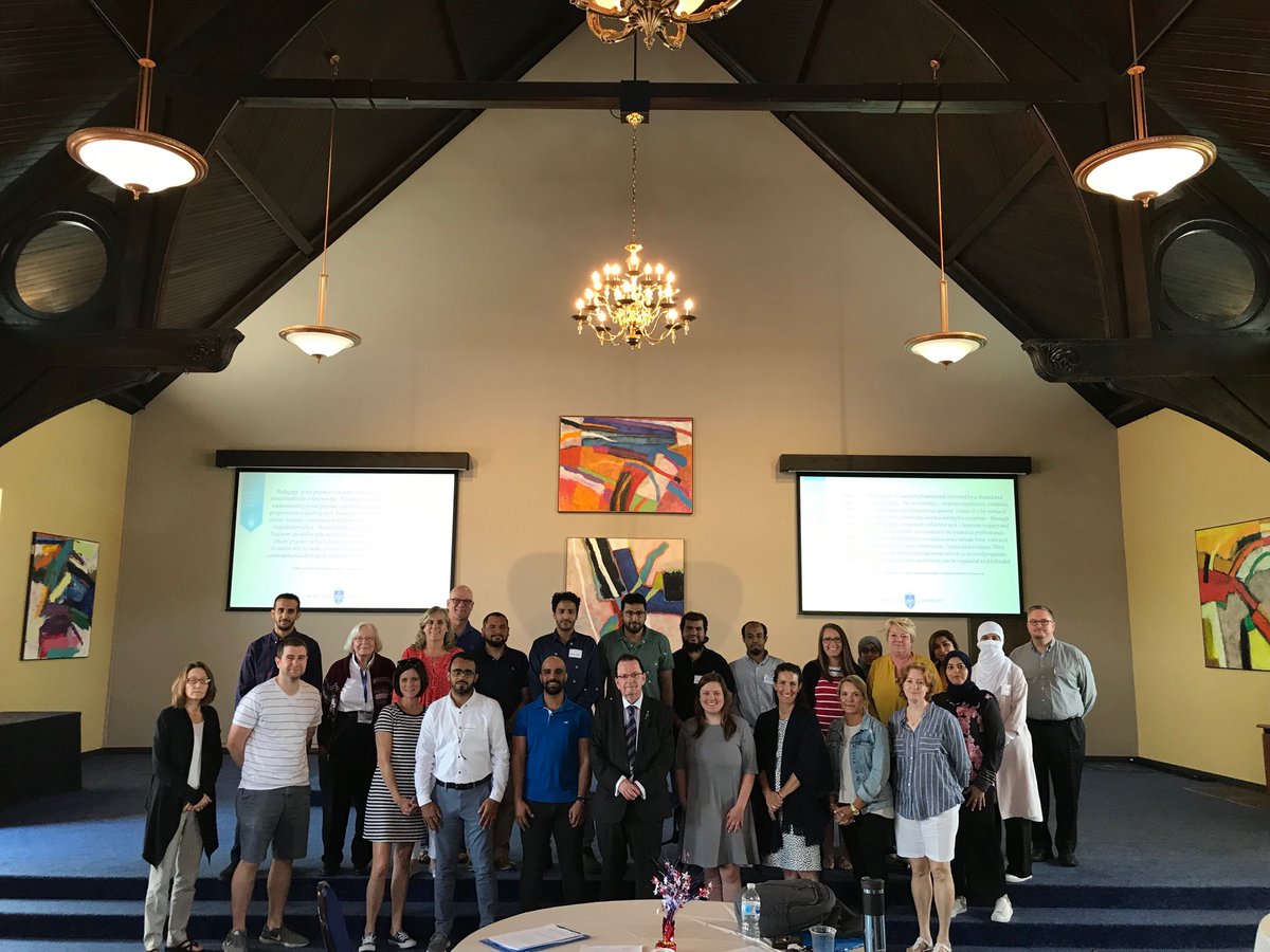 James_JohnT's tweet photo. John Lydon from the U.K. speaking on international education at the #SLU_SOE Gateway Leadership Academy. https://t.co/ET7dFCving