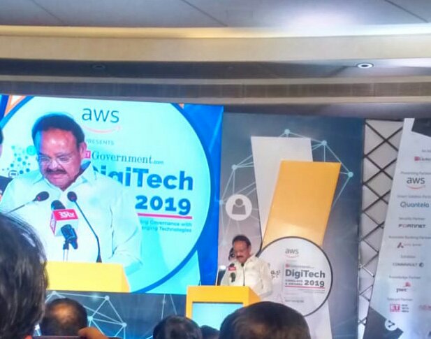 MohitBhargava's tweet photo. Proud to receive the #etdigitech2019 award on behalf of @MahindraComviva for payPLUS in 'Best Initiative in #DigitalPayment' category. We were all enlightened by an engaging speech from Honorable Vice President of India Shri Venkaiah Naidu ji at the event.
https://t.co/rrD2ZHW4wm https://t.co/sxgvj38een