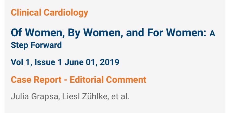 Sherry-Ann Brown, MD, PhD, FACC, FAHA (@drbrowncares) on Twitter photo Ladies & gentlemen, itās out! We are making history today with the inaugural issue of <a href="/JACCJournals/">JACC Journals</a> #JACCCaseReports AHEAD of schedule! Thereās something for everyone! Kudos to the incredible <a href="/JGrapsa/">Julia Grapsa MD, PhD</a>! Honored & privileged to be part of this! #ACCWIC #ChooseCardiology <a href="/WicBot/">WICBot</a> Ladies & gentlemen, itās out! We are making history today with the inaugural issue of <a href="/JACCJournals/">JACC Journals</a> #JACCCaseReports AHEAD of schedule! Thereās something for everyone! Kudos to the incredible <a href="/JGrapsa/">Julia Grapsa MD, PhD</a>! Honored & privileged to be part of this! #ACCWIC #ChooseCardiology <a href="/WicBot/">WICBot</a>