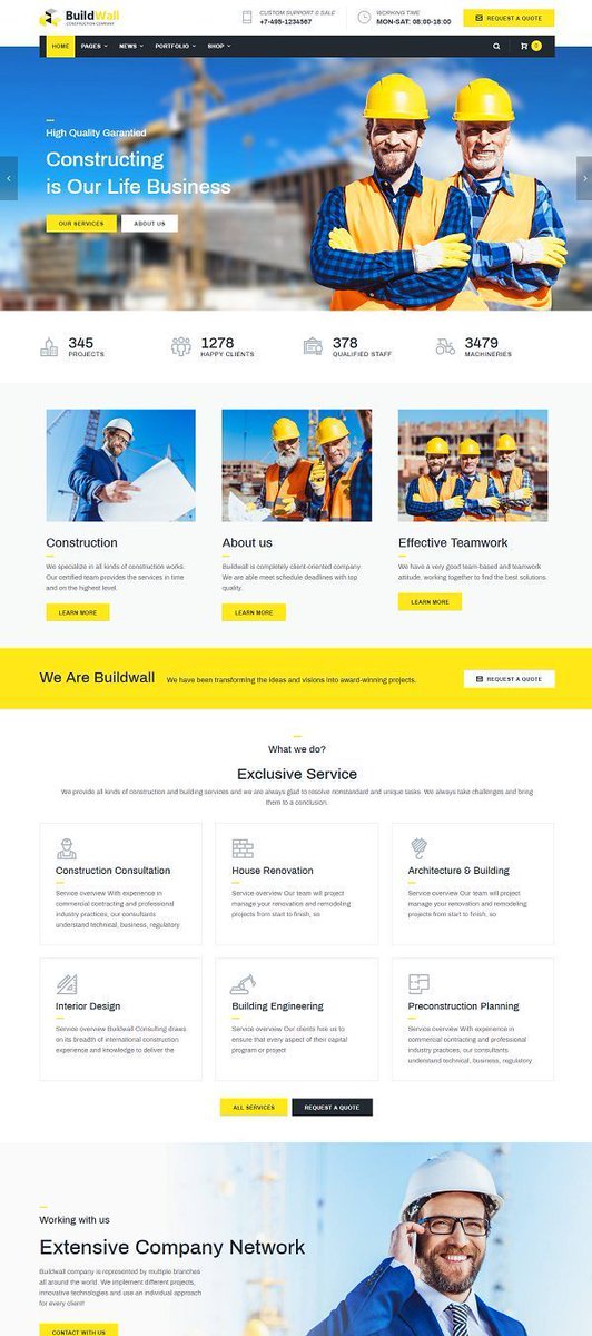 SuwanInpang's tweet image. Construction Company Multipurpose WordPress Theme #websitethemes #themes #webtem… it-smile.com/construction-c…