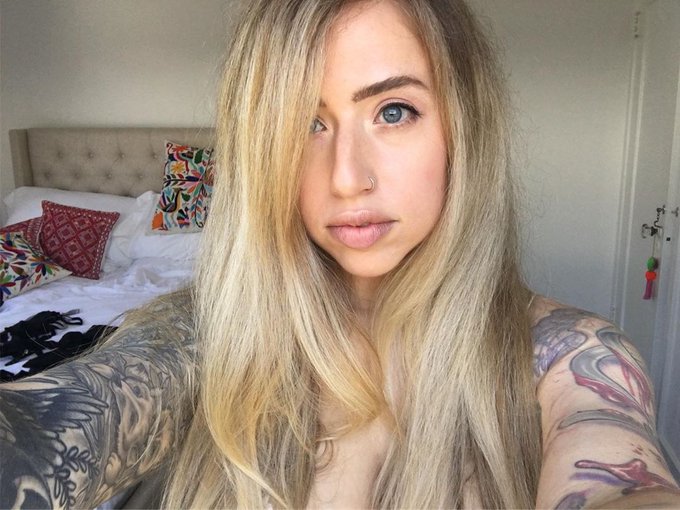 BTS shooting with @shotbyash for @suicidegirls  Hair by @rachel.drallos  #girlswithtattoos #sg #suicidegirls<a class="tags" target="_blank" title="On Twitter" href="/?out=eyJ0eXAiOiJKV1QiLCJhbGciOiJIUzUxMiJ9.eyJpYXQiOjE3MjI1MDQ3MDYsImlzcyI6InR3cG9ybnN0YXJzLmNvbSIsIm5iZiI6MTcyMjUwNDcwNiwiZXhwIjoxNzU0MDQwNzA2LCJyZWRpcmVjdF91cmwiOiJodHRwczovL3R3aXR0ZXIuY29tL3Nob3RieWFzaCJ9.TfzgZOZSE9Ab_HeHGzQFEpPzhuyt58JbBbkCt0EvbdwxIvVqm7hQNrnLSpYMBG1M_dkOEFjh0Vt4lVVhkFW2GQ">@shotbyash</a><a href="/tag/selfie"class="tags"><span>#selfie</span></a><a href="/tag/blonde"class="tags"><span>#blonde</span></a><a href="/tag/suicidegirls"class="tags"><span>#suicidegirls</span></a><a href="/tag/sg"class="tags"><span>#sg</span></a><a href="/tag/tattoos"class="tags"><span>#tattoos</span></a><a href="/tag/g"class="tags"><span>#g</span></a>