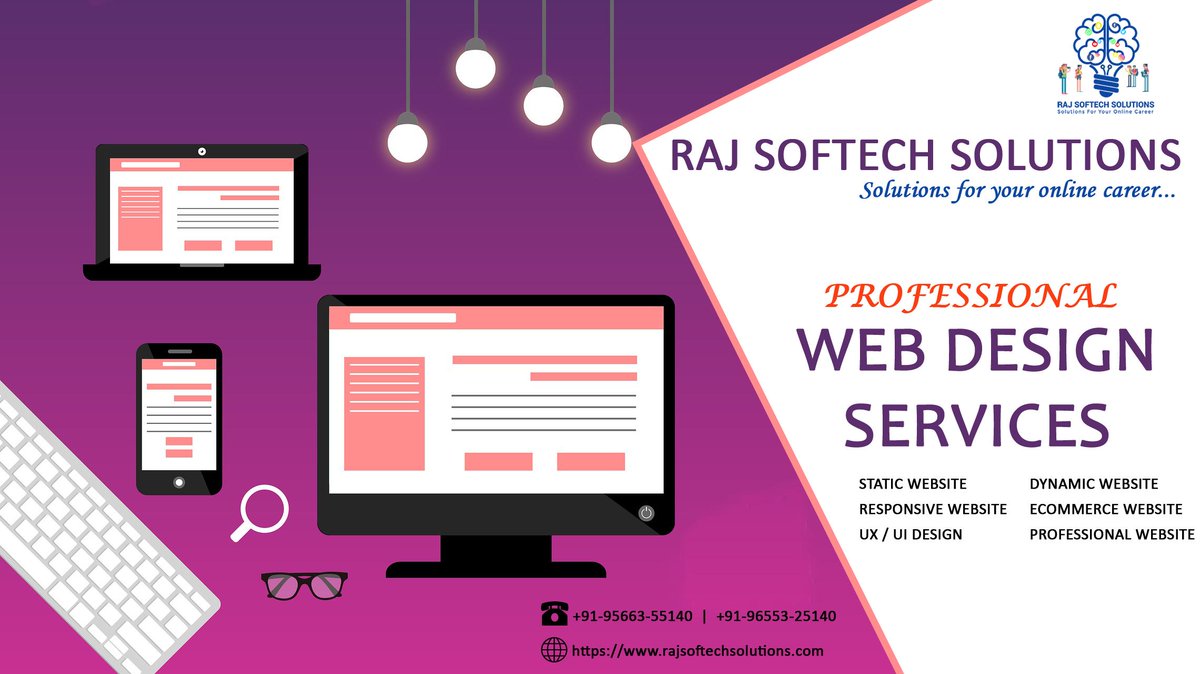 rajsoftechindia's tweet photo. Websites Do Marketing 24x7. We create a Stunning Website for your online business.
Order Today: https://t.co/dC0DiuaZ64
For Assistance Call our Team: +91-95663-55140 | +91-96553-25140
#RajSoftechSolutions #webdesign #staticwebdesign #websitedesign #dynamicwebdesign https://t.co/jEVFHgU0ps