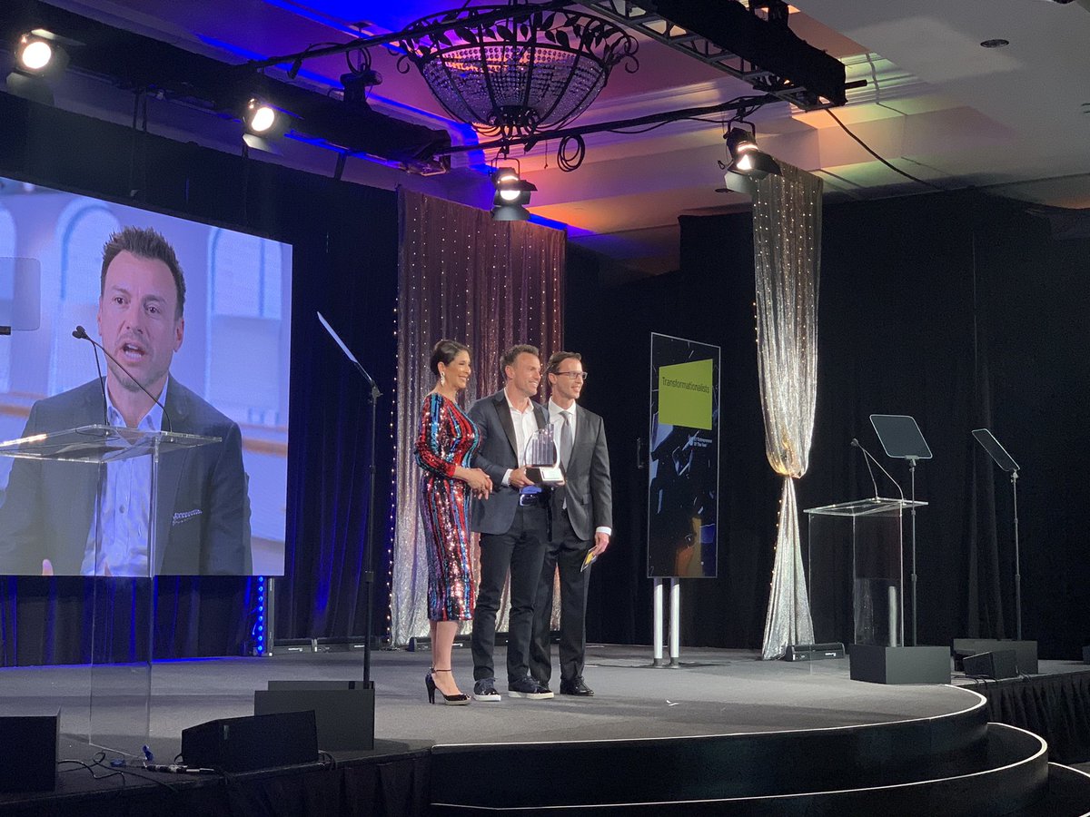 Our last winner is Anthony Geisler of xponential fitness. Congrats on the award #eoyoc