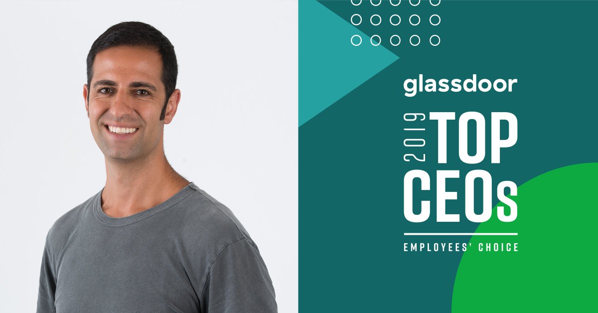 AppLovin's tweet photo. AppLovin's employees have chosen Adam Foroughi as a Top CEO as part of Glassdoor's 2019 Employees' Choice Awards! https://t.co/dWwnX84JPh https://t.co/BgkTorH6Q4