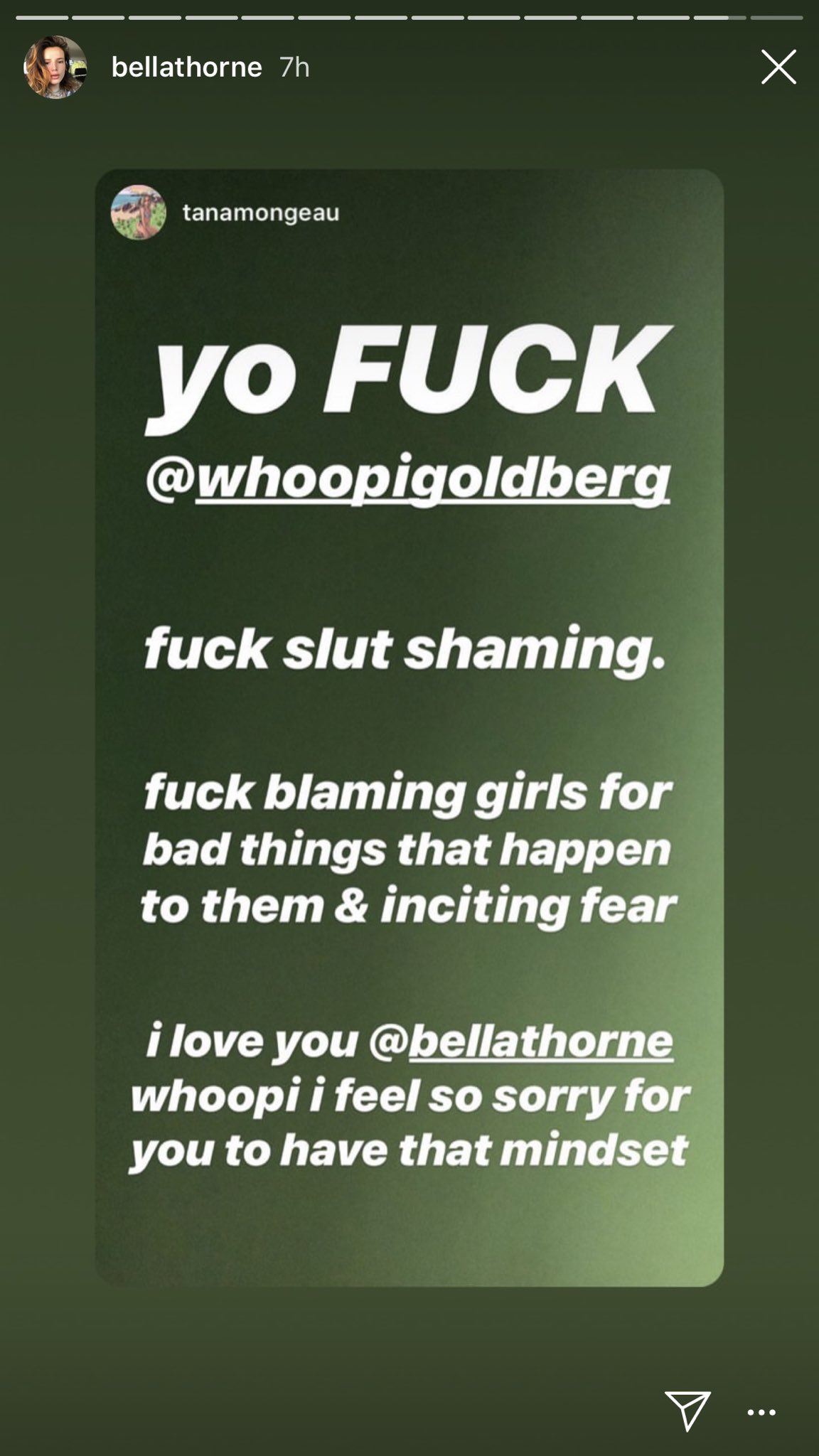 Pop Crave On Twitter Bellathorne Responds To Whoopi Goldberg Blaming Her In The Hacking Of 