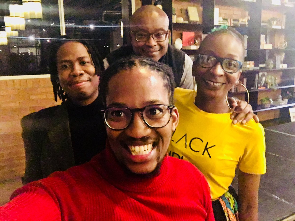 I managed to take a selfie with <a href="/mntshanga/">Masande Ntshanga</a>, <a href="/ekowduker/">Ekow</a> and @UtushimiTwandi. 

The event was wonderful and reminded me again why I love talking about books.