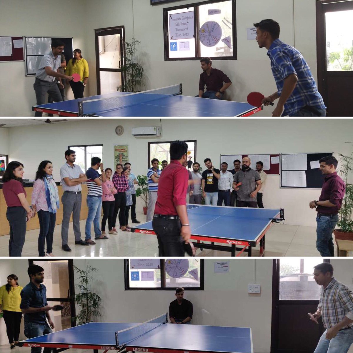 sdeievent's tweet image. First day of #smartDataTableTennisTournament at #Dehradun branch portrayed a tremendous enthusiasm among the #smarTians. #PauseForFun #WorkHardPlayHarder