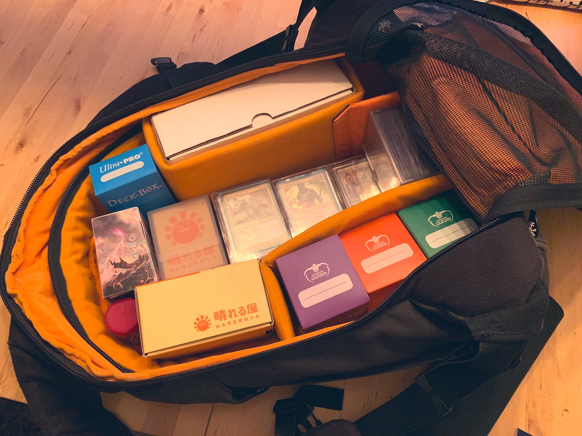MagicJudge's tweet image. Got my bag packed for #mtgseattle - I’m ready for some #cmdr and #oathbreaker this weekend! #mtg