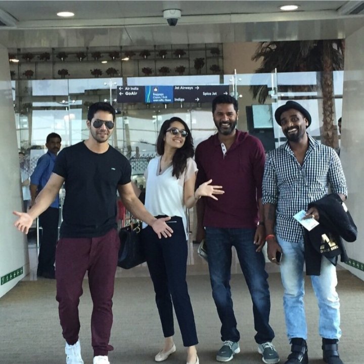 varunshraddha_'s tweet photo. @Varun_dvn @ShraddhaKapoor @PDdancing @remodsouza @TheRaghav_Juyal @utvfilms #Throwback #ABCD2Promotions @Varun_dvn @ShraddhaKapoor @remodsouza @PDdancing 😍😎😉👍💖 #4YearsOfABCD2 #ABCD2 https://t.co/Cm2IweAA1l