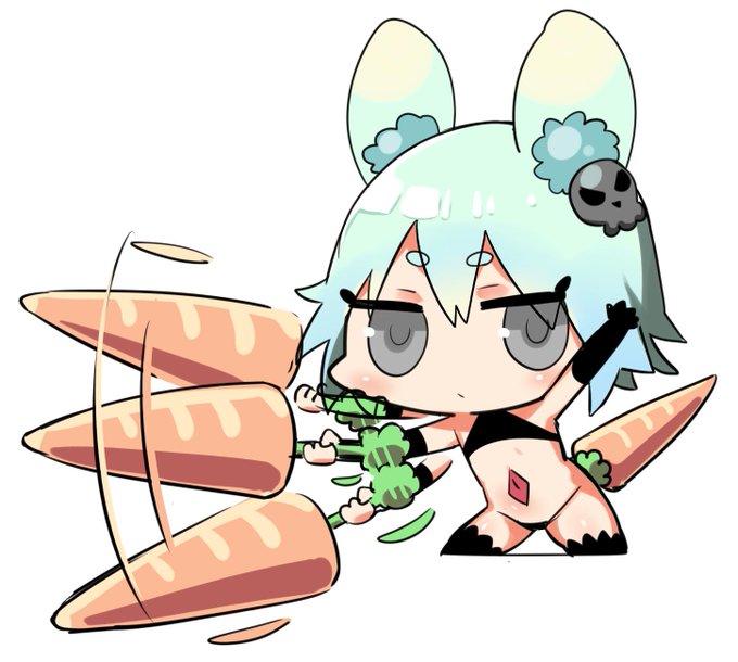 にんじんパスタさんで描かせてもらってるパチモン幼女ェ… 