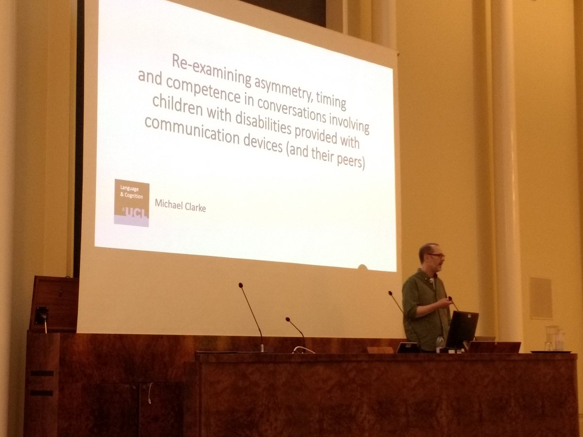 Dr Mike Clarke <a href="/MT_Clarke/">Michael Clarke</a> begins his keynote at #Atypical2019 <a href="/2019Atypical/">Atypical Interaction Conference 2019</a> <a href="/GazeProject/">Gaze Project UCL</a>