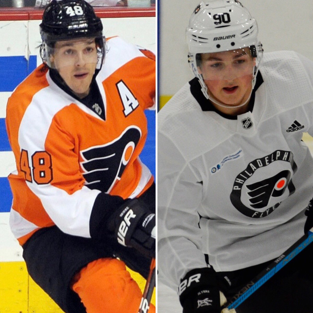 Sam Carchidi on X: Danny Briere with the #Flyers and his son