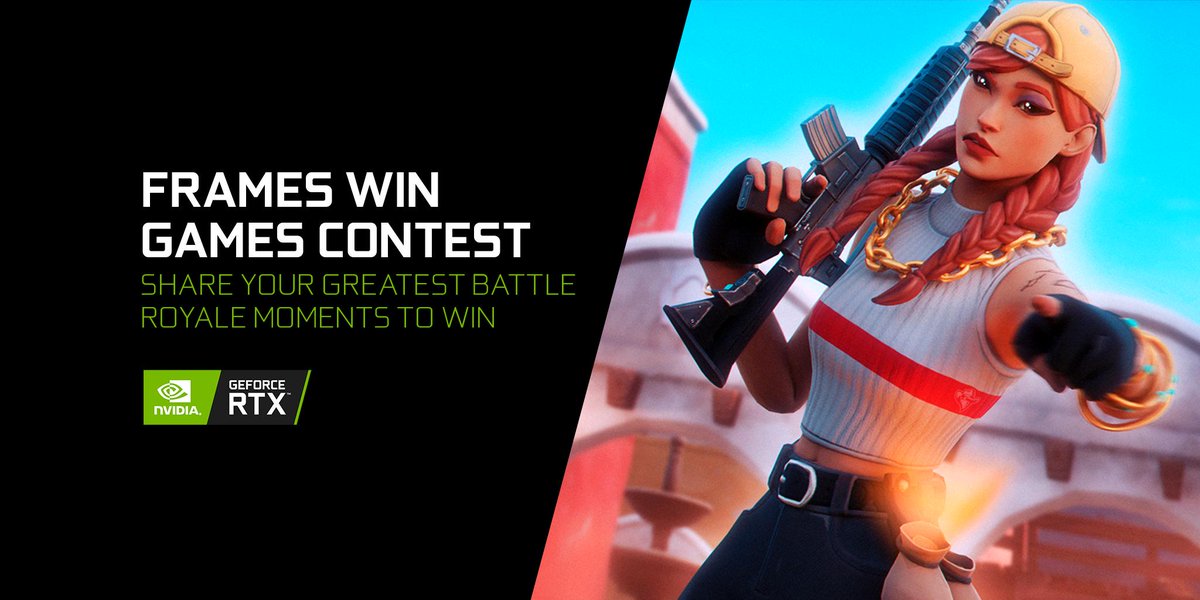 Thanks to <a href="/NVIDIA/">NVIDIA</a> we are running a competition. Post a clip of your best trick shot, clutch, victory royale and tag <a href="/renegades/">Renegades</a> and #frameswingames for your chance to win 1 of 3 GeForce RTX 2080Ti's.