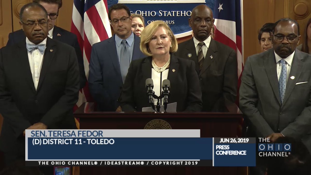 TheOhioChannel's tweet photo. #InCaseYouMissedIt Press Conference Discussing the State's School Takeover System | Watch the full video here: https://t.co/EuBzJ2HwRE https://t.co/iohHIrAWA4