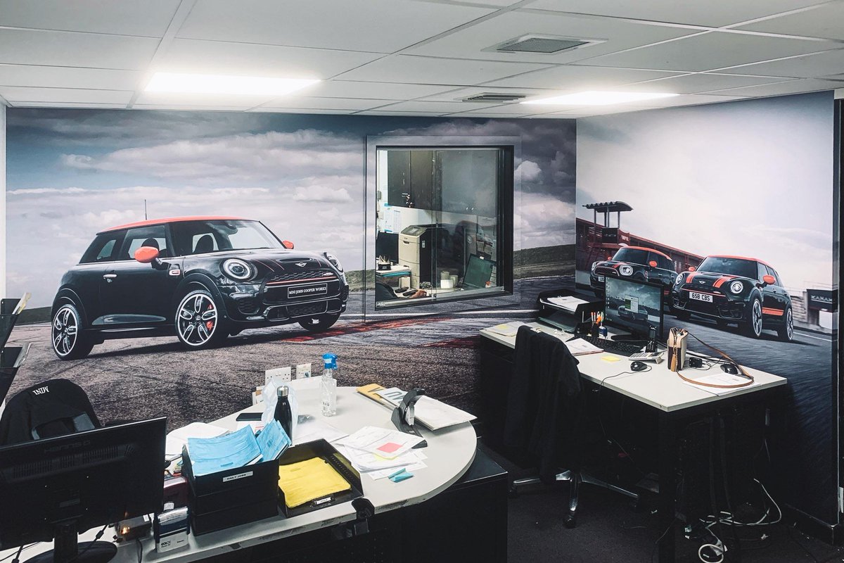 A set of stunning full colour wall displays. Printed on our Artisan Textured adhesive wallpaper. What a transformation this room has received! Supplied for one of our favourite customers.