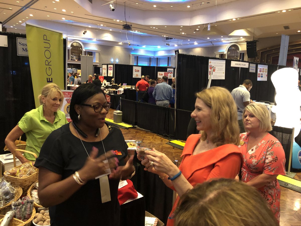 <a href="/FLONC/">Anna Stein</a> joined the <a href="/SNA_NC/">SNA-NC</a> for their annual conference last week to discuss the benefits of school meals for North Carolina children. The First Lady also met with school lunch vendors to sample a variety of healthy foods for NC students.