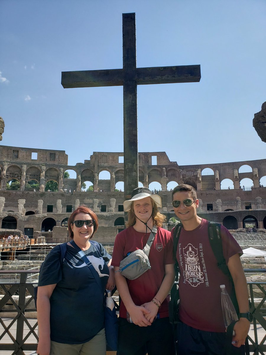 drmcguffin's tweet photo. When in Rome...the Colosseum and Forum are a must! #nchstravels the world! @npossible_ @NCHSCardinals #CardsCan https://t.co/5Dy9cEdnmQ