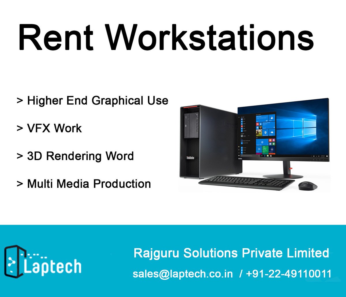 RajguruSolution's tweet image. If you want to save a huge amount of funds on IT product then renting a Workstation is the best option for you. We offer high-quality reliable Workstation at affordable prices which comes with best maintenance services.

#rent #laptech #workstation

laptechtheitstore.com/rent-a-worksta…